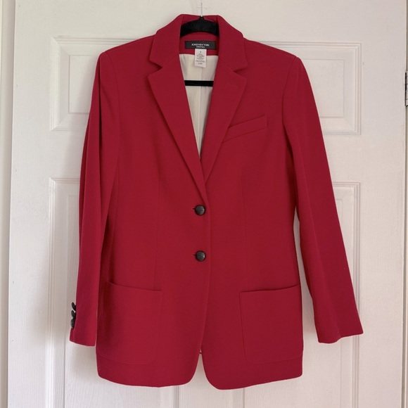 Jones New York red blazer - Picture 2 of 5